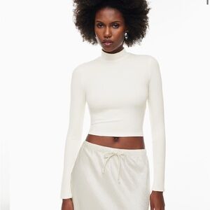 Aritzia Only Waist Turtleneck Top